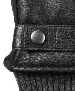 Isotoner Signature Faux-leather Sleekheat Gloves Black thumbnail 2
