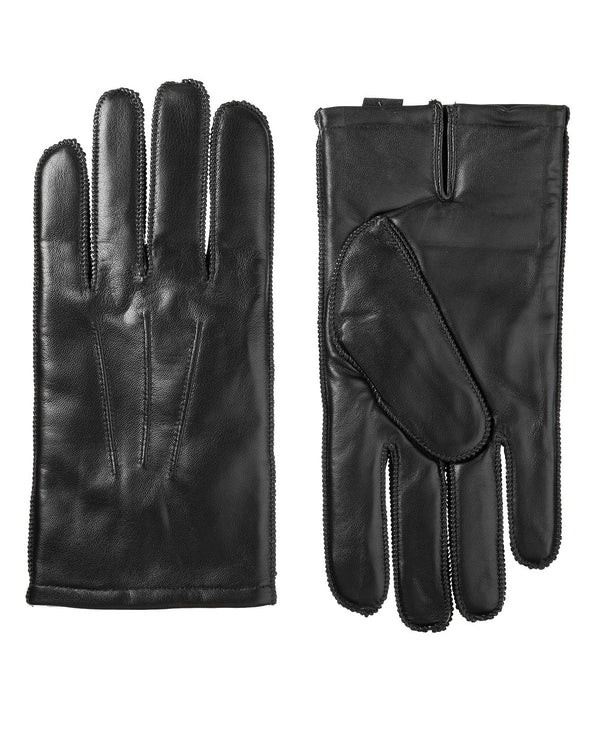 Isotoner Signature Genuine Leather Touchscreen Gloves Black
