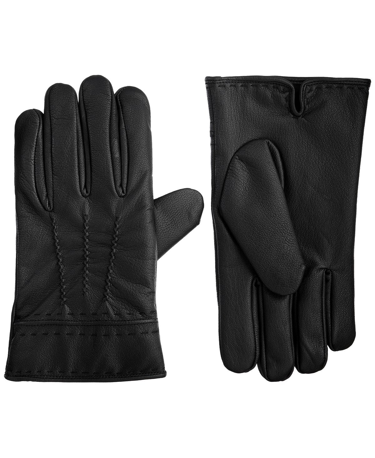 Isotoner Signature Men's Tech Stretch Gloves Black Size Large