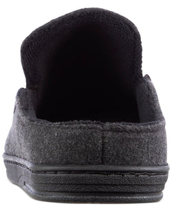 Isotoner Signature Grady Hood-back Moccasins Slippers Dark Charcoal Heather thumbnail 4