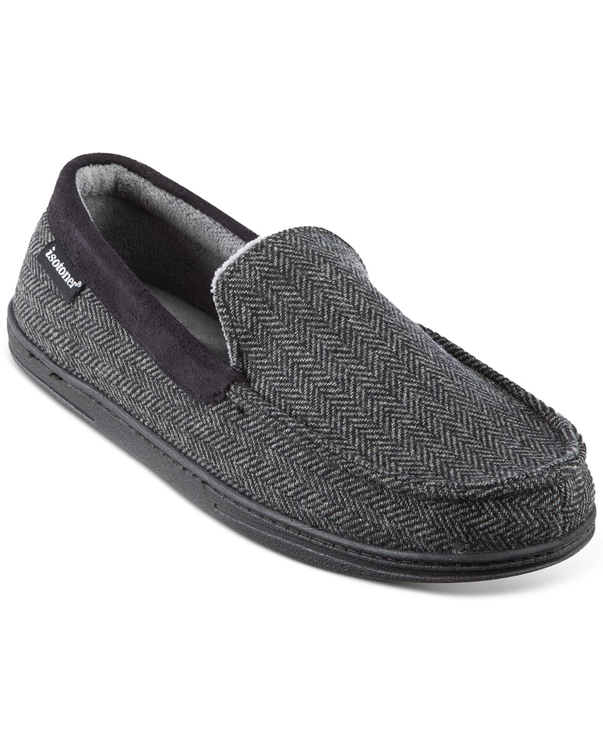 Isotoner Signature Isotoner Logan Hoodback Slippers Black