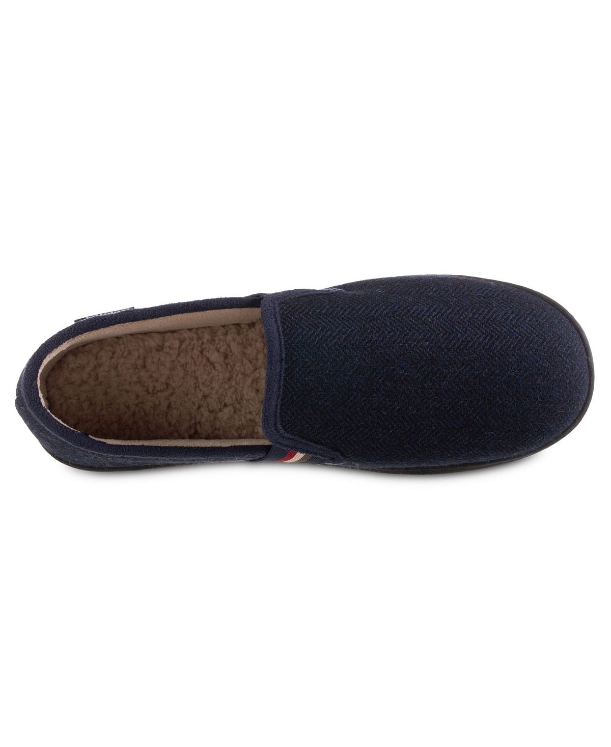 Isotoner Signature Maverick Closed Back Slipper Navy Blue
