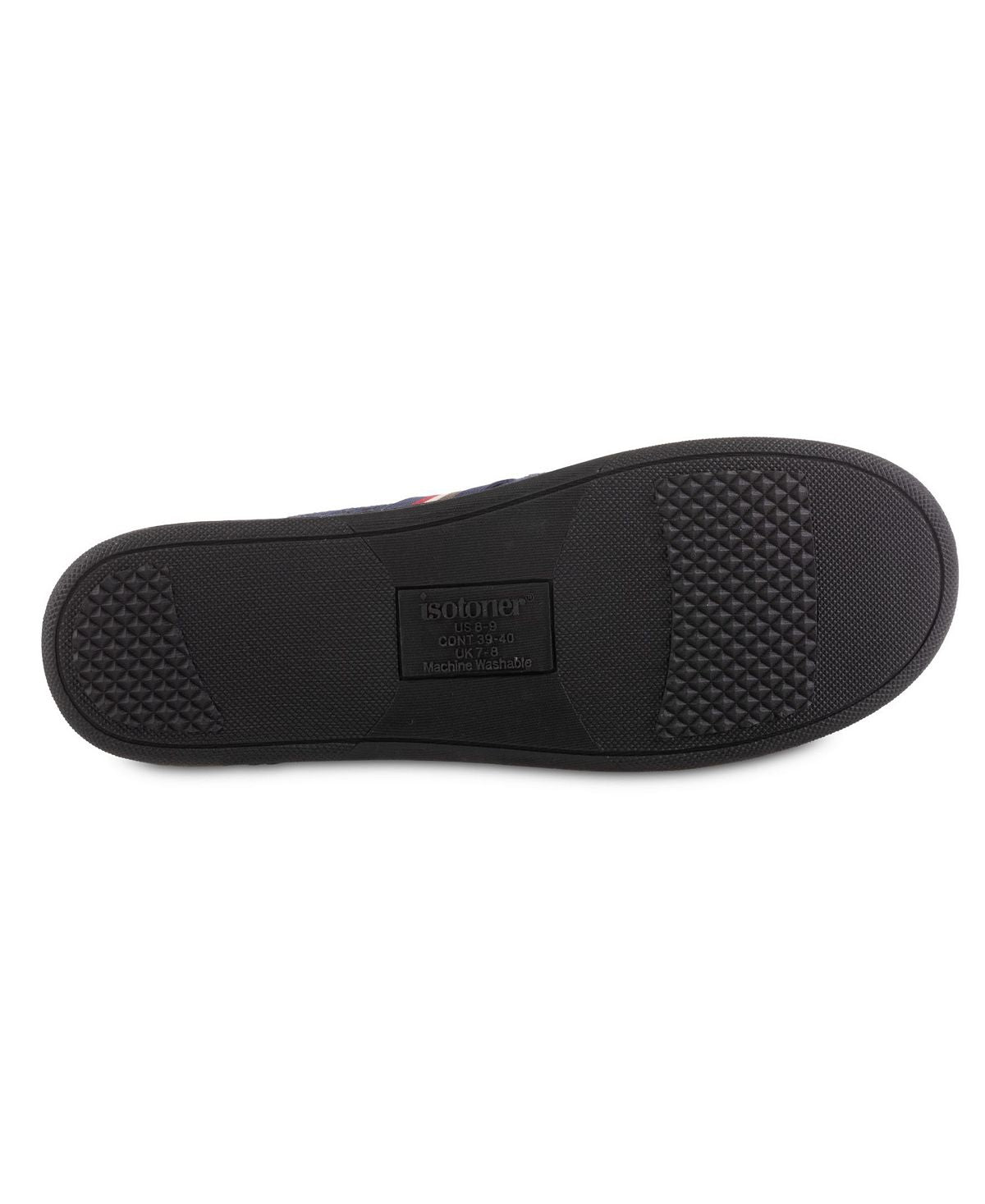 Isotoner Signature Maverick Closed Back Slipper Navy Blue
