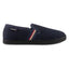Isotoner Signature Maverick Closed Back Slipper Navy Blue