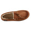 Isotoner Signature Memory Foam Microsuede Nigel Moccasin Slippers Cognac