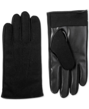 Isotoner Signature Men's Faux-Leather Driving Gloves