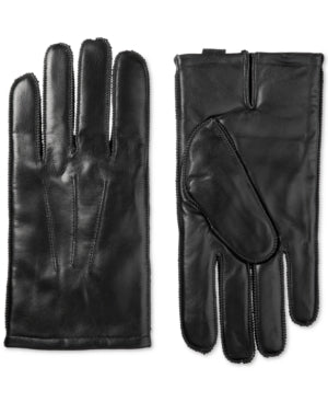 Isotoner Signature Men's ThermaFlex Leather Gloves
