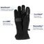 Isotoner Signature Sleek Heat Sports Gloves Black