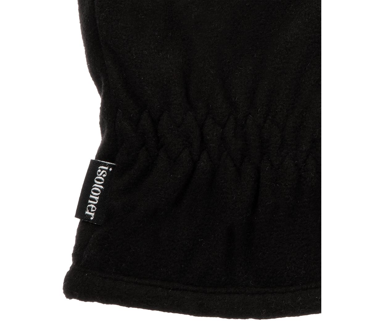 Isotoner Signature Smartdri Fleece Smartouch Gloves Black