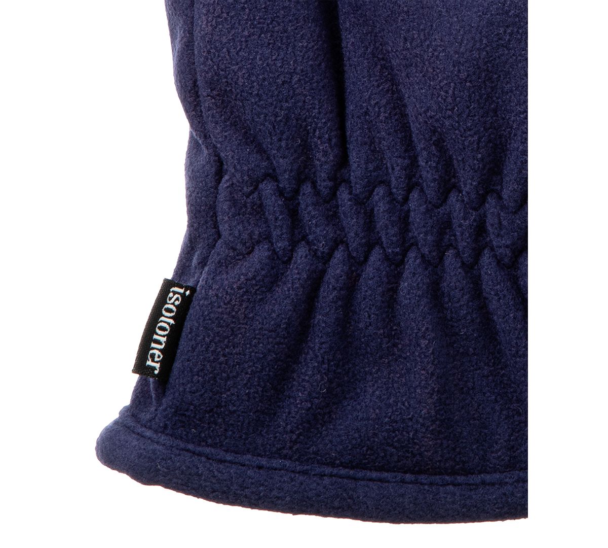 Isotoner Signature Smartdri Fleece Smartouch Gloves Navy Blue