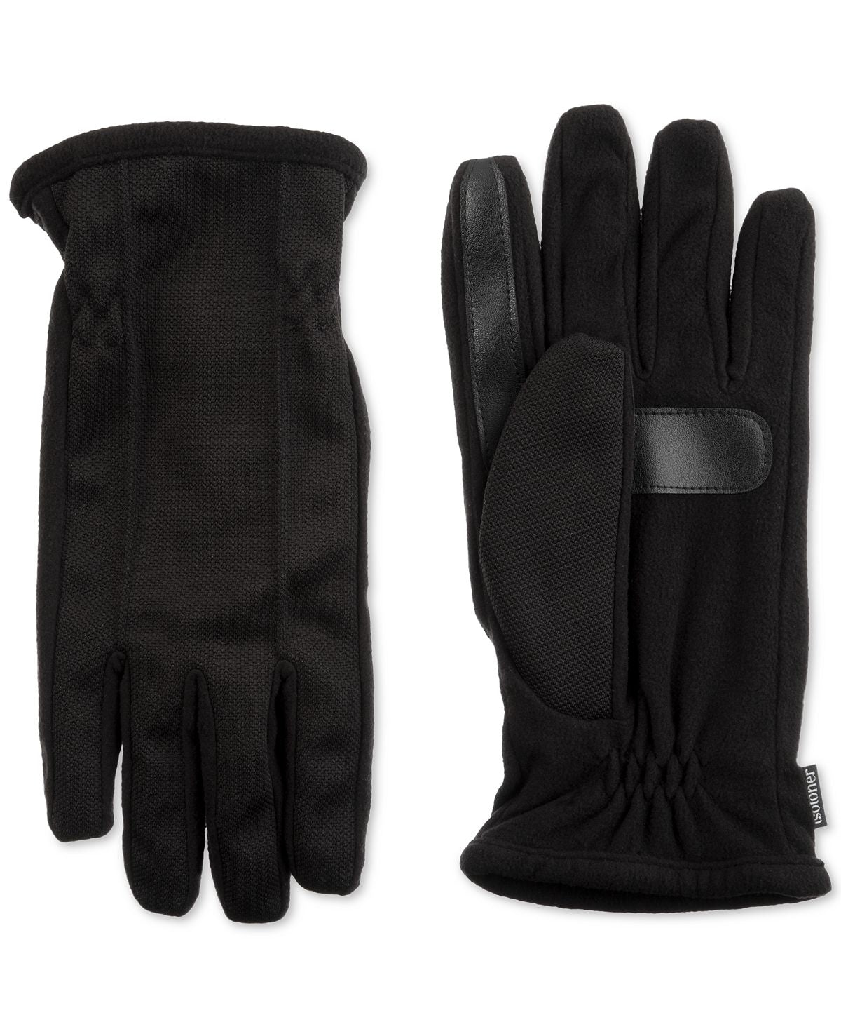 Isotoner Signature Stretch Smartouch Gloves Black