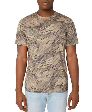 J Brand Zoomah Camouflage-print Tee Tope Digi Wave