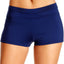 JAG Navy Bleu Marine Solid Swim Boyshort