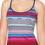 JAG Variegated Stripe Tankini Top in Very Berry Ombre