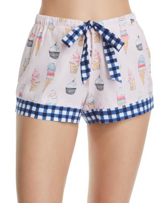 JANE & BLEEKER/CAROLE HOCHMAN WOVEN SHRT ICE CREAM PINK