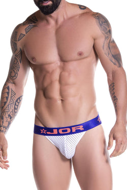 JOR 0707 White Zeus Jockstrap thumbnail 1
