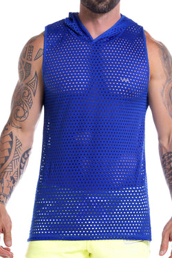 JOR 0826 Blue Stereo Hoodie Tank Top thumbnail 1