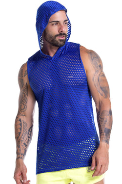 JOR 0826 Blue Stereo Hoodie Tank Top thumbnail 2