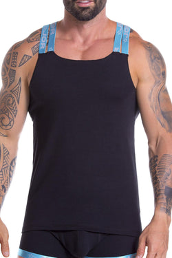 JOR 0854 Black Power Tank Top thumbnail 1