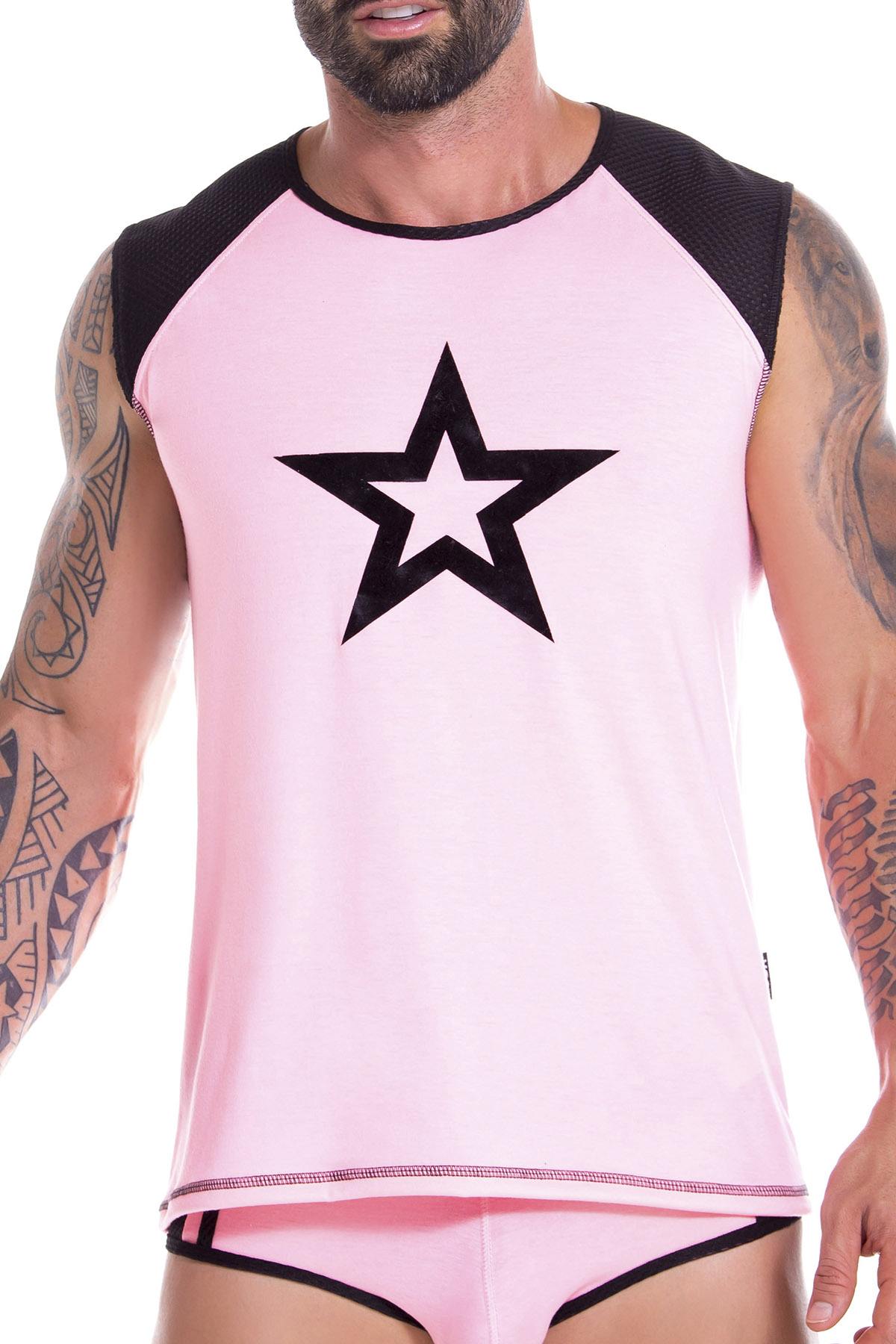 JOR 0857 Pink Astro Tank Top