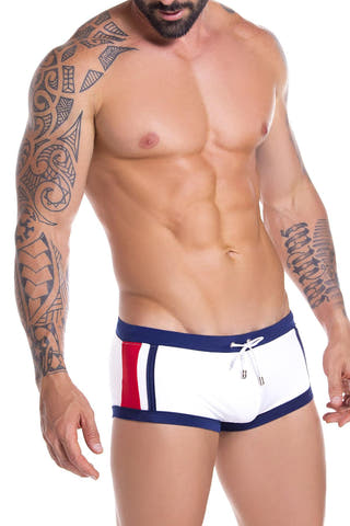 JOR 0890 White Tokio Swim Trunk