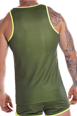 JOR 0916 Green Training Tank Top thumbnail 2