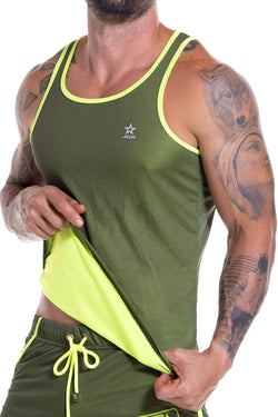 JOR 0916 Green Training Tank Top thumbnail 1