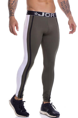 JOR 0923 Green Daytona Athletic Pants thumbnail 1