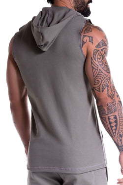 JOR Green Squash Sleeveless Zip-Hoodie thumbnail 2