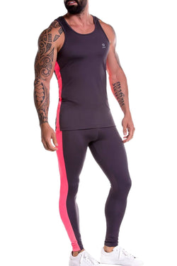 JOR Grey/Hot-PinkRunner Athletic Pant thumbnail 4