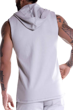 JOR Grey Squash Sleeveless Zip-Hoodie thumbnail 2