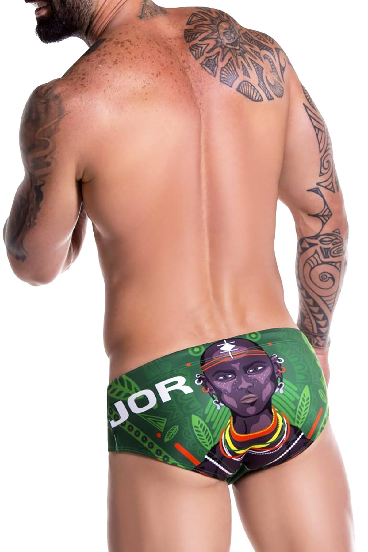 JOR Masai African-Printed Swim Brief
