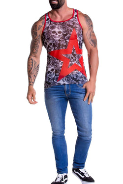 JOR Tequila Skull-Printed Tank Top thumbnail 4