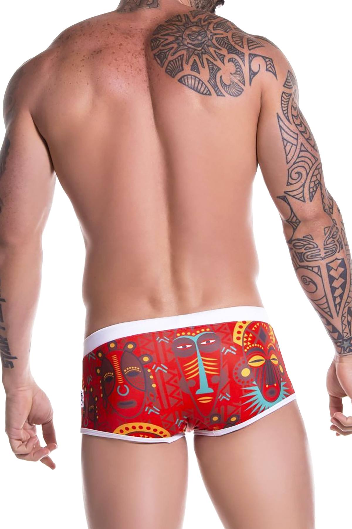 JOR Tribal-Mask Printed Swim Trunk