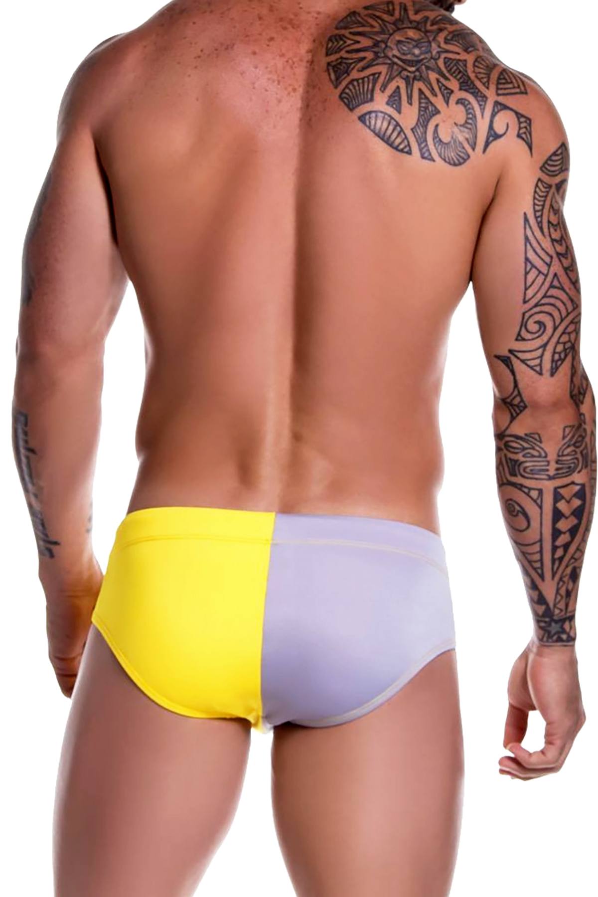 JOR Yellow/Grey Verona Swim Brief