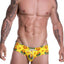 JOR Yellow Wild-Printed Swim Brief