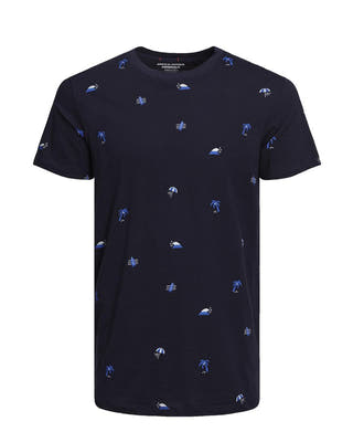 Jack & Jones Jack And Jones Summer Symbols T-shirt Total Eclipse