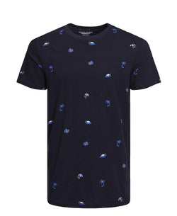 Jack & Jones Jack And Jones Summer Symbols T-shirt Total Eclipse thumbnail 1