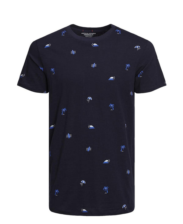 Jack & Jones Jack And Jones Summer Symbols T-shirt Total Eclipse