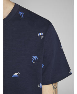 Jack & Jones Jack And Jones Summer Symbols T-shirt Total Eclipse thumbnail 4