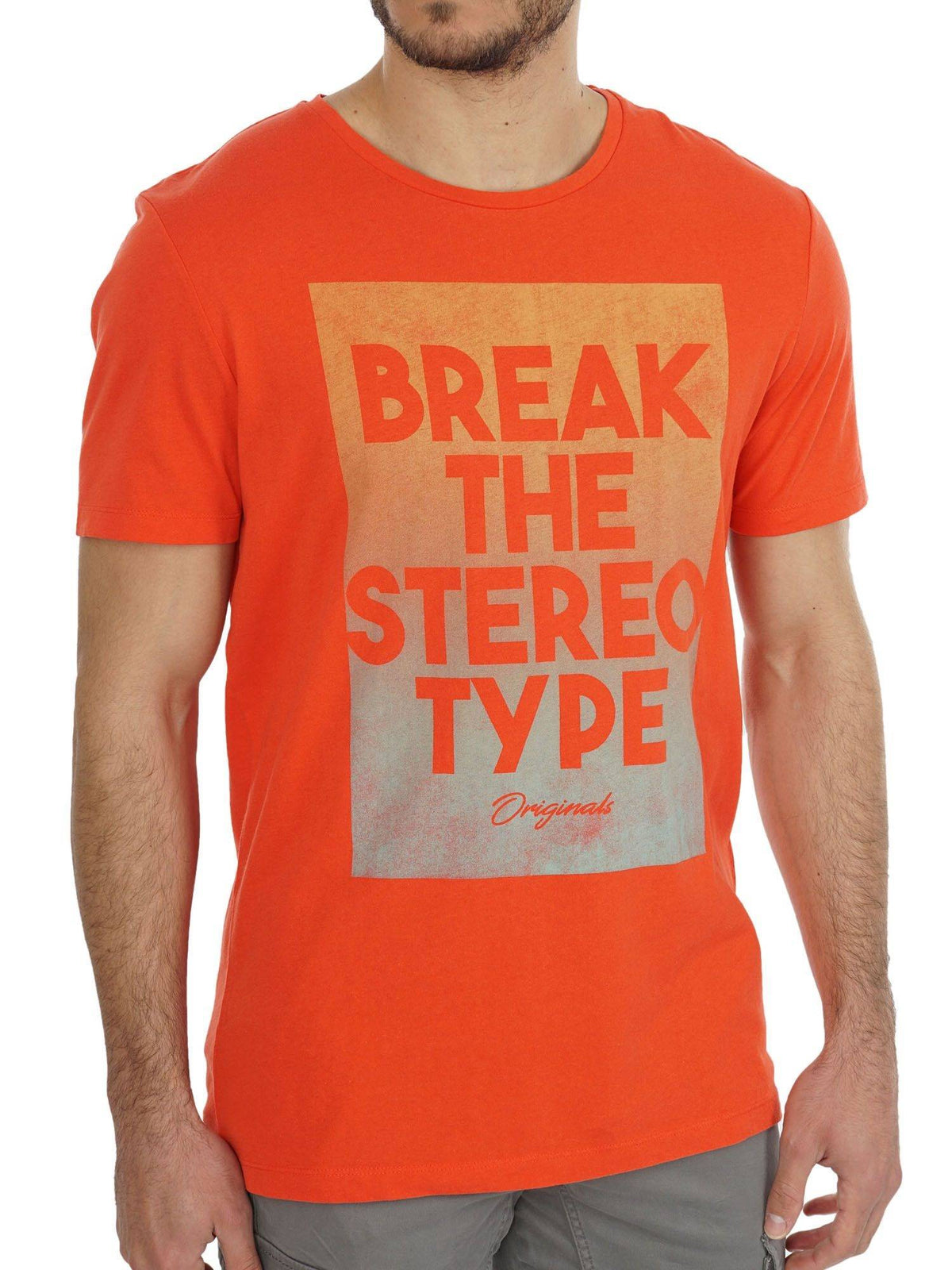 Jack and Jone Jorzap Fiery Red Tee