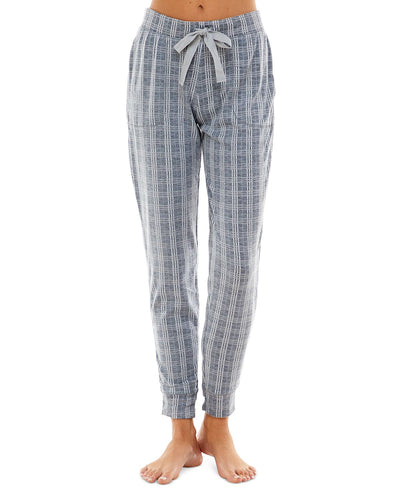 Jaclyn Intimates Whisper Luxe Jogger Pajama Pants British Plaid