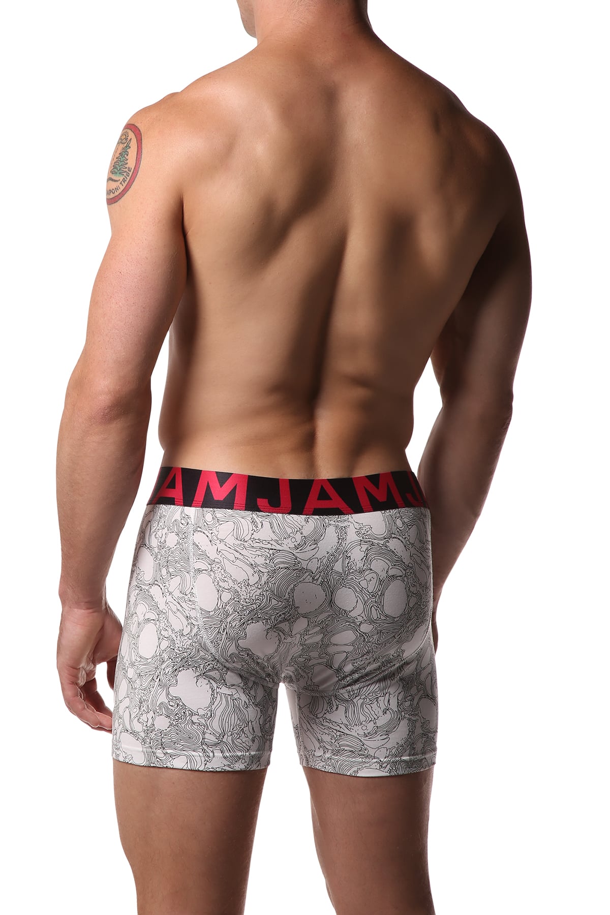 Jam Red & Black Boxer Brief