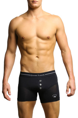 James Tudor Black Button Fly Boxer - XSmall thumbnail 1
