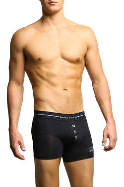 James Tudor Black Button Fly Boxer - XSmall thumbnail 2