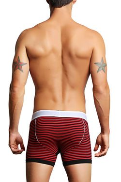 James Tudor Red Regal Stripe Boxer Brief thumbnail 3