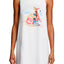 Jane and Bleeker White Big Beach Bag Bloomies Exclusive Knit Lounge Dress