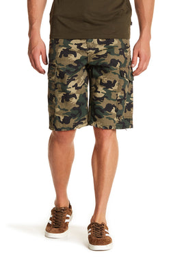 Jeffrey Banks Green Camo Cargo Short thumbnail 1