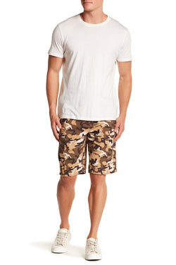 Jeffrey Banks Khaki Camo Cargo Short thumbnail 3