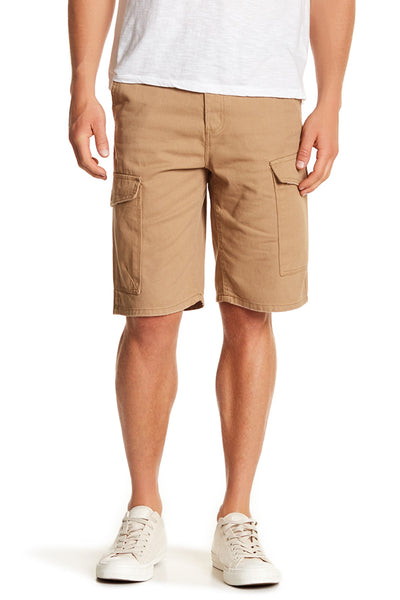 Jeffrey Banks Solid Khaki Cargo Short